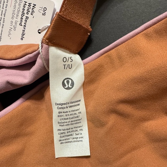 2 for $25 Item, Lululemon Nulu Wide Reversible Headband - Picture 3 of 6